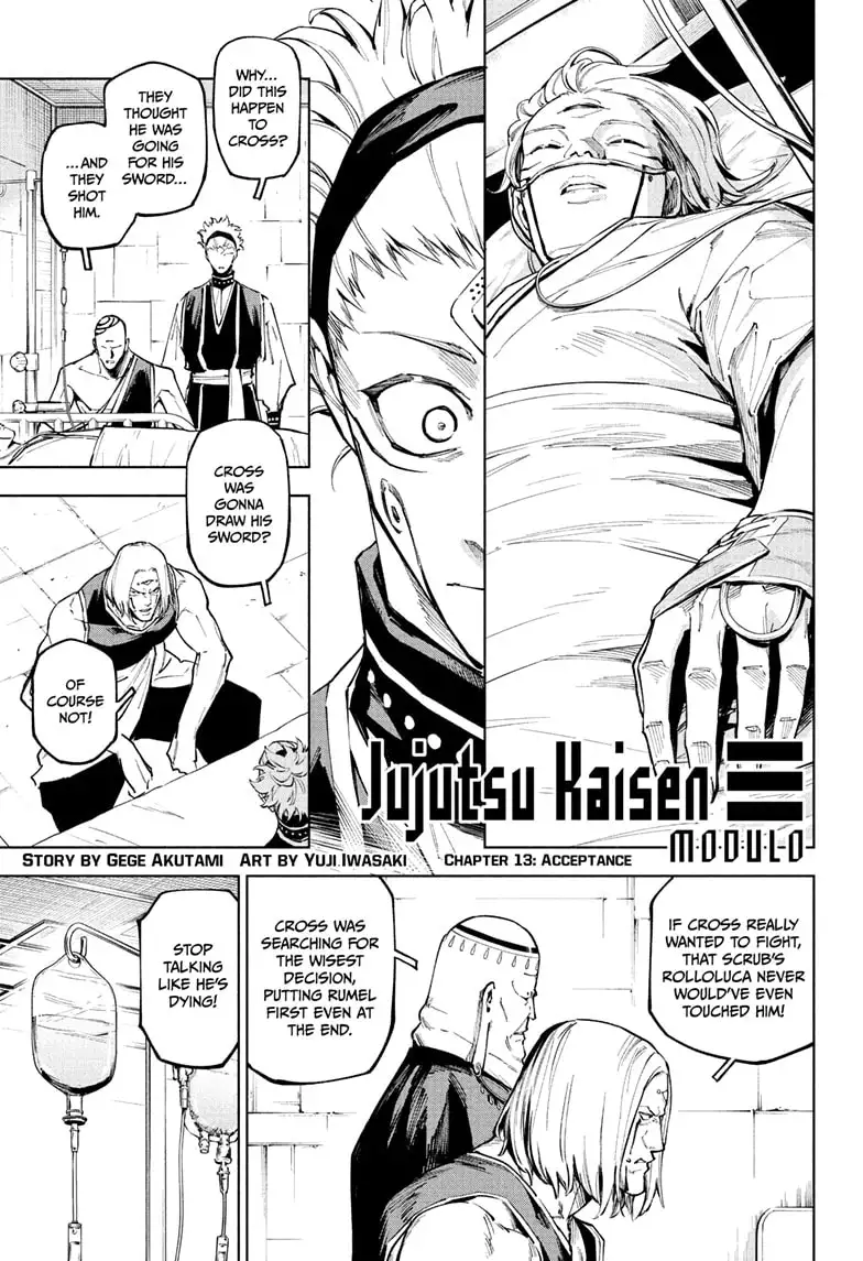 Jujutsu Kaisen Modulo Manga Chapter 13 page 1 - Acceptance
