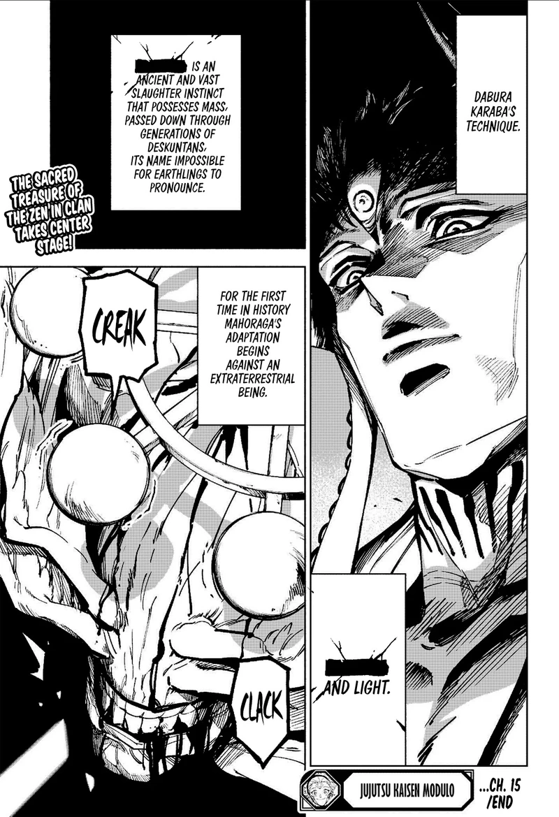 Jujutsu Kaisen Modulo Manga Chapter 15 page 21 - Forbidden Technique Unleashed