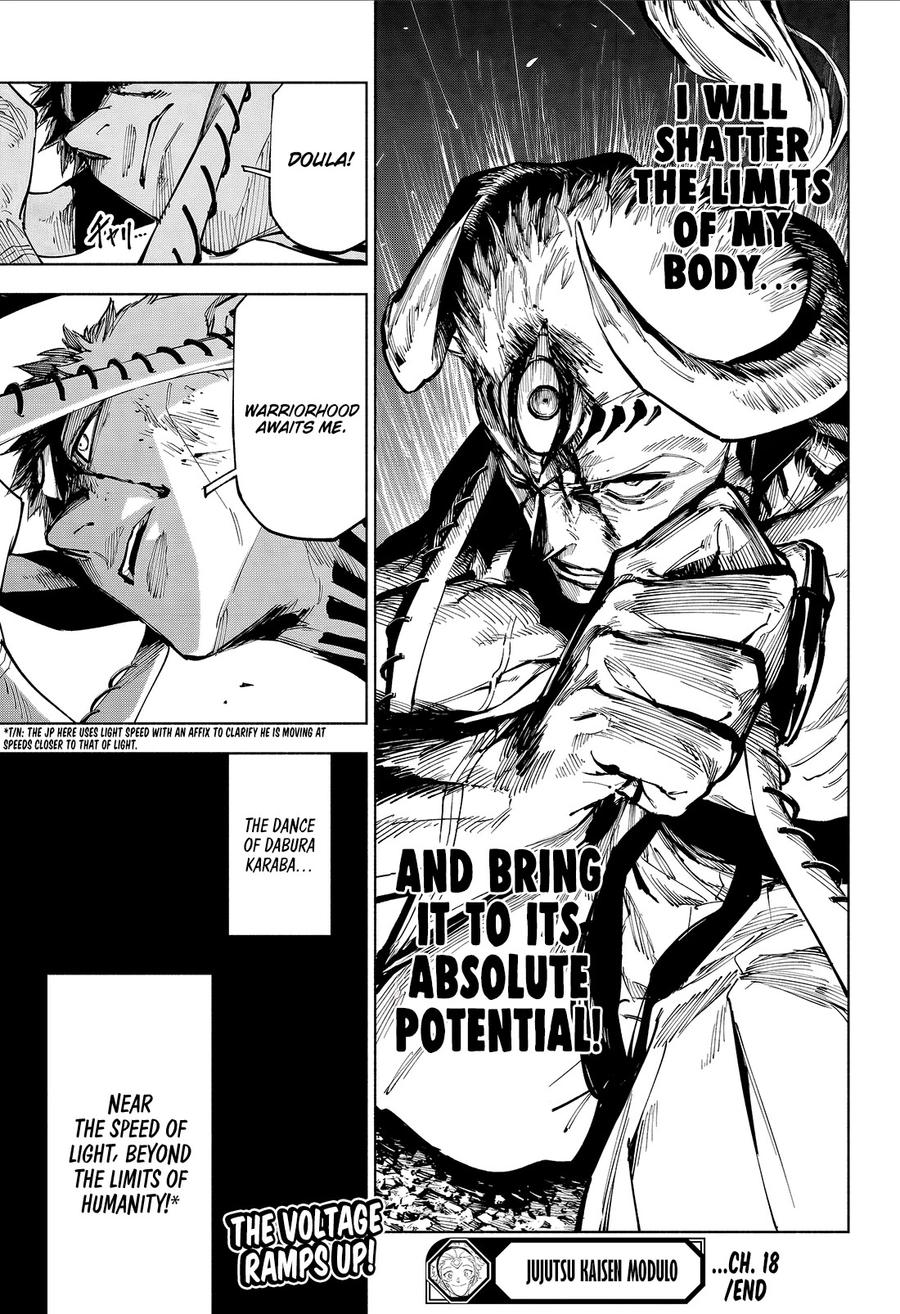 Jujutsu Kaisen Modulo Manga Chapter 18 page 18 - The Worthy