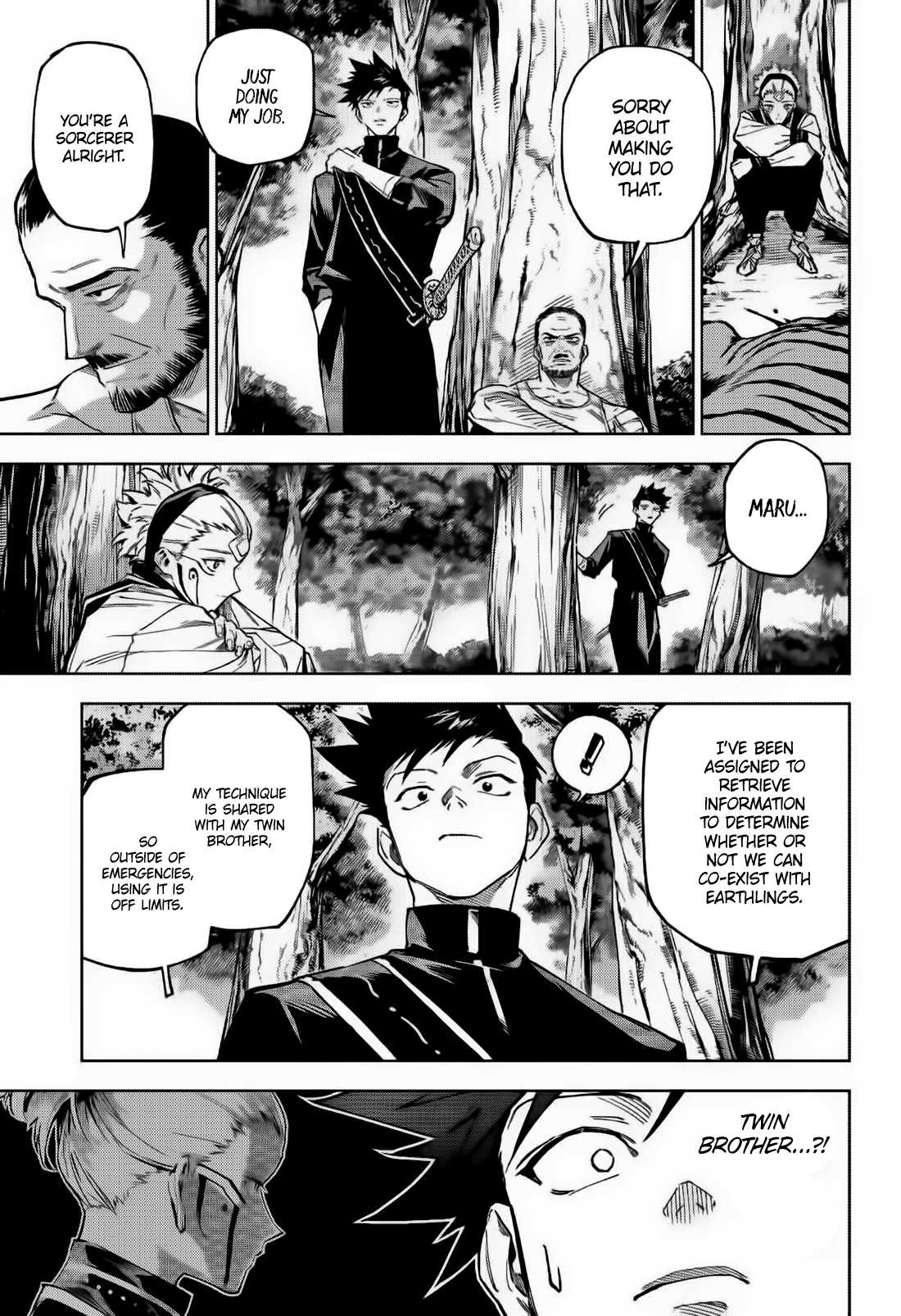 Jujutsu Kaisen Modulo Manga Chapter 3 page 18 - Swimming in the Forest