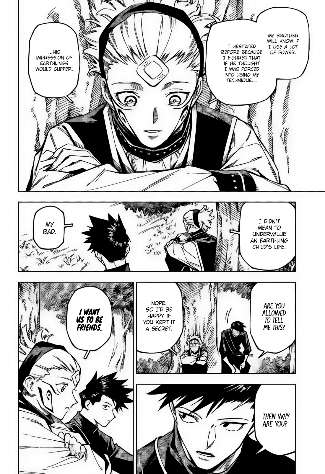 Jujutsu Kaisen Modulo Manga Chapter 3 page 19 - Swimming in the Forest