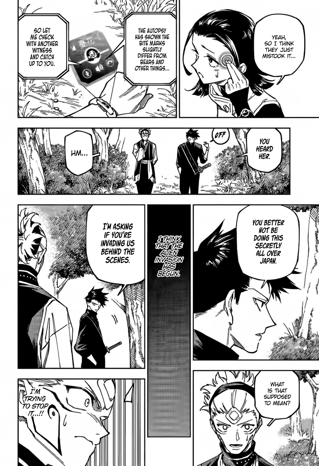 Jujutsu Kaisen Modulo Manga Chapter 3 page 4 - Swimming in the Forest