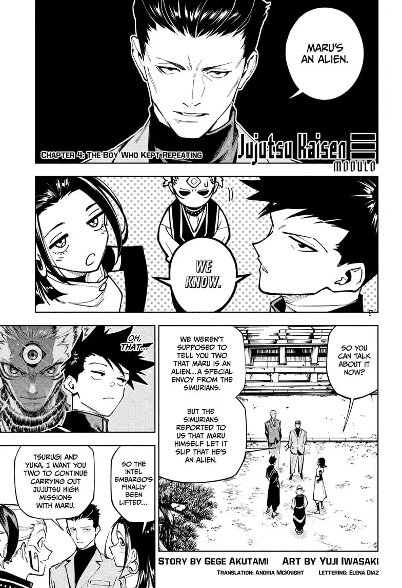 Jujutsu Kaisen Modulo Manga Chapter 4 page 1 - The Boy Who Kept Repeating